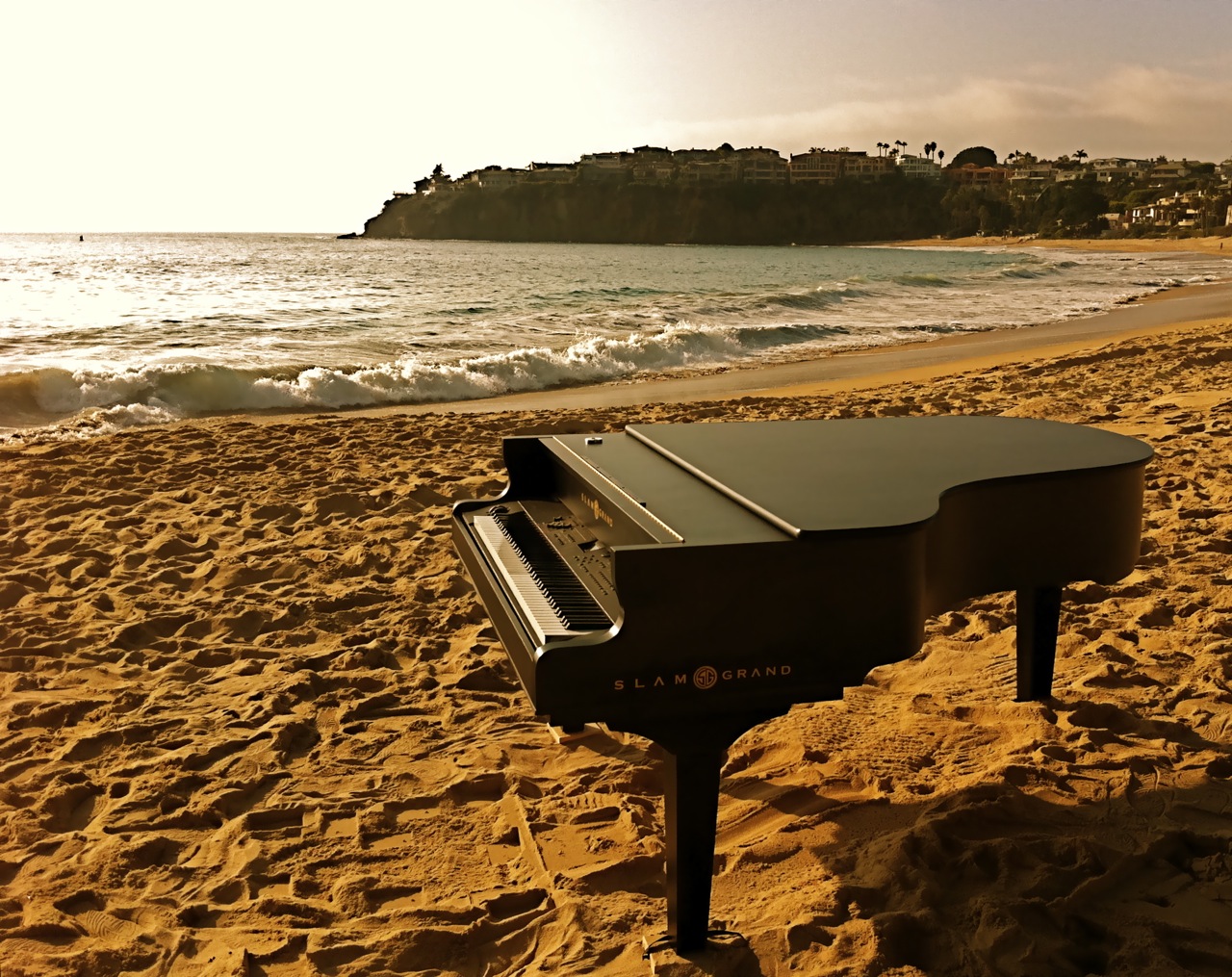 Slam deals grand piano